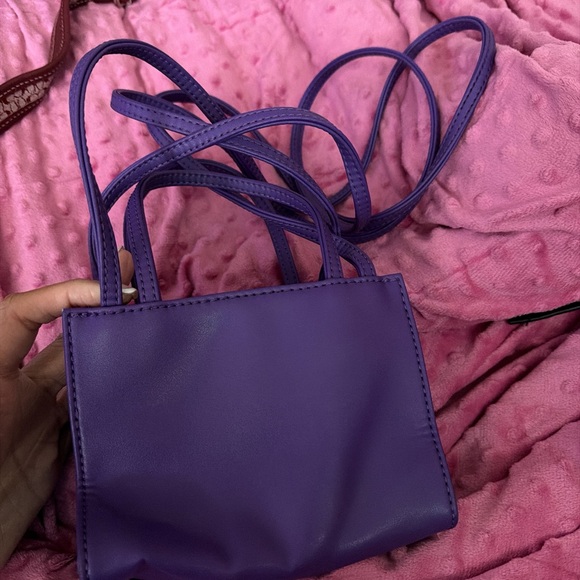 Telfar Vibrant Purple Mini Bag - Picture 3 of 3